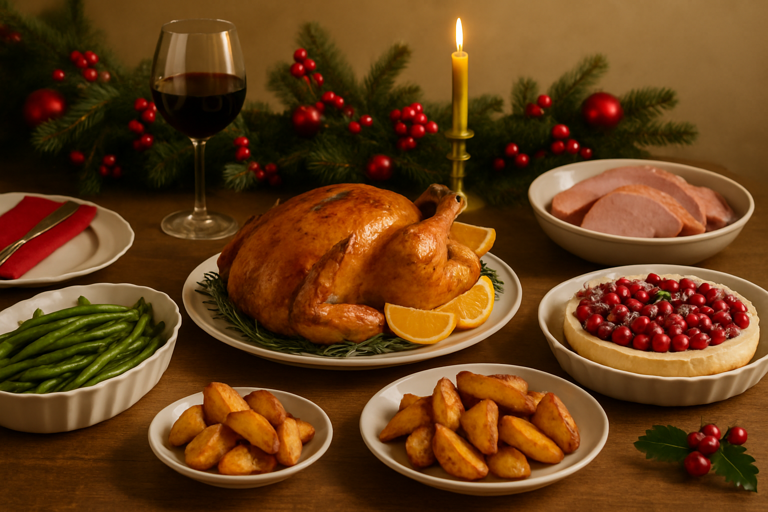 Ceia de Natal para Poucas Pessoas: Cardápio Completo e Prático
