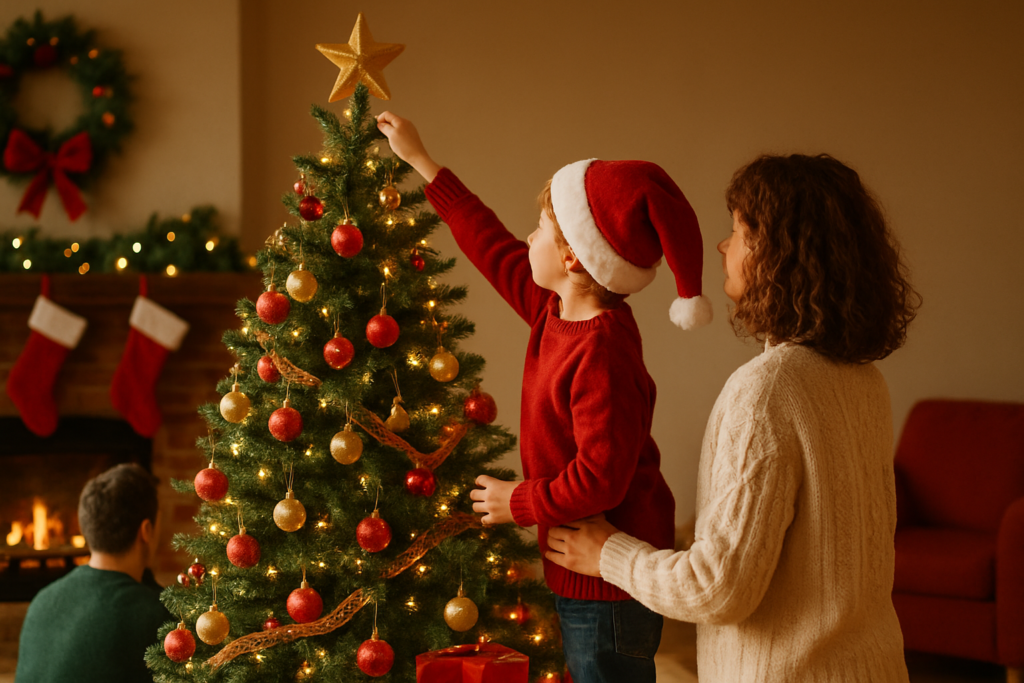 Descubra 20 atividades de natal em família para criar memórias inesquecíveis. Desde decorar a árvore até acampar na sala