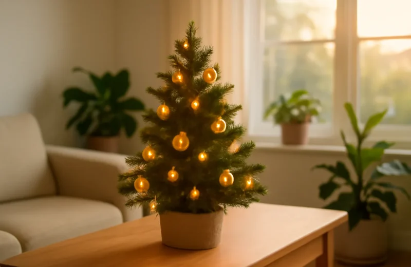 Árvore de Natal pequena: ideias para espaços reduzidos