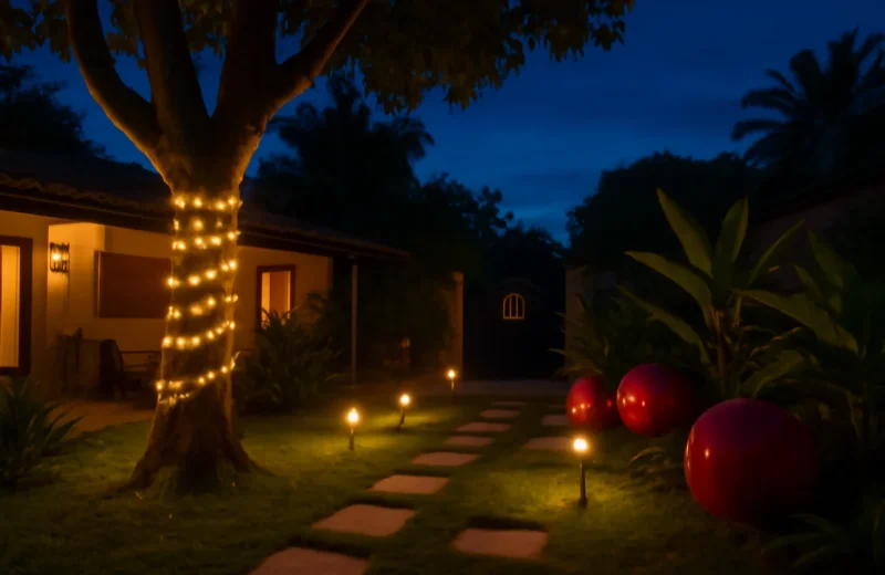 Decoração de Natal para jardim e quintal