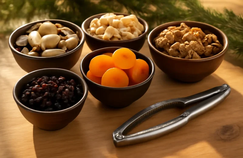 Frutas secas e castanhas na ceia: como escolher, quanto comprar e guardar
