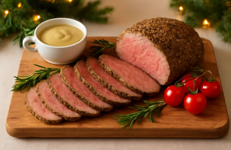 Rosbife para a ceia de Natal: ponto certo e molhos