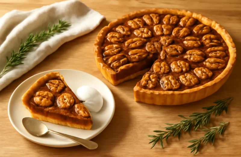 Torta de nozes de Natal: receita clássica passo a passo