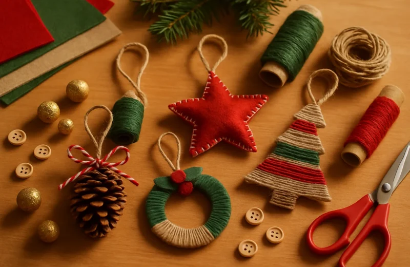 Enfeites de Natal reciclados: 12 ideias DIY passo a passo